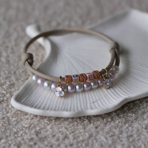 Adresówka dla psa z linki paracord – różowa, Rose Pink