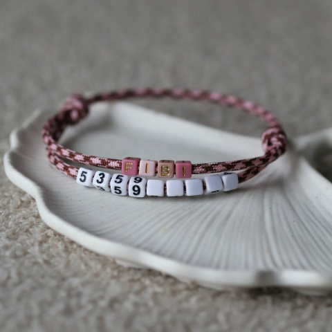 Adresówka dla psa z linki paracord – różowa, Rose Pink