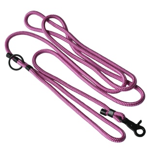 Smycz linowa przepinana dla psa – lawendowa, Lavender Pink