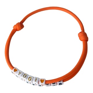 Adresówka dla psa z linki paracord – pomarańczowe, Bloody Orange