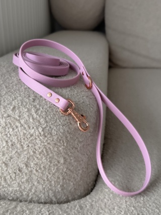 Smycz miejska TPU (13mm), różowa, Dusty Pink, 2.4m