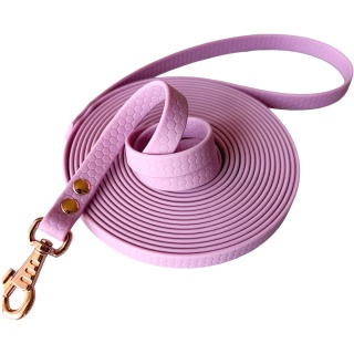 Smycz miejska wodoodporna dla psa HEXA - brudny róż, Dusty Pink