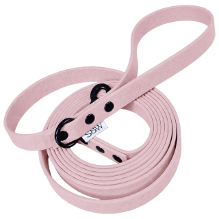 Smycz miejska wodoodporna dla psa TPU - różowa, Creamy Pink