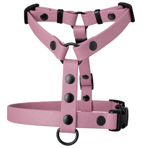 Szelki guard wodoodporne dla psa, brudny róż, regulowane – Dusty Pink