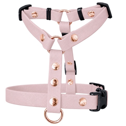 Szelki guard wodoodporne dla psa, różowa, regulowane TPU – Creamy Pink