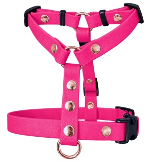 Szelki guard wodoodporne dla psa, różowe, regulowane TPU – Barbie Pink