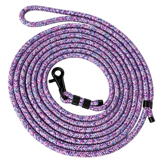 Smycz linowa miejska dla psa (standard / strong) – wielokolorowa, Cotton Candy