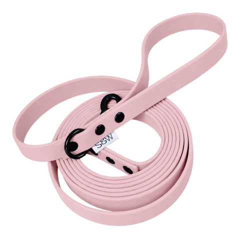 Smycz miejska wodoodporna dla psa TPU - różowa, Creamy Pink